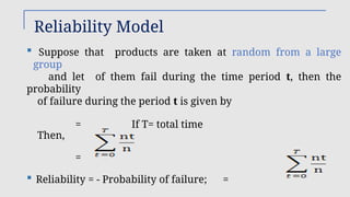 Reliability,maintainability and availability | PPTX