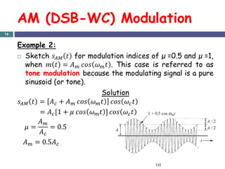 Tone Modulation Examples Lec. 4-AM - Part2_DSB-WC.pdf analog comm | PDF