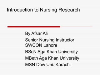 Lec. 1 Introduction to Nursing Research.ppt