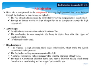Compressed Air Injection Engine Fuel injection system used in CI engines | PDF