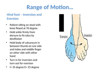 LEC.17. ANKLE AND FOOT.pptx ANKLE AND FOOT | PPTX