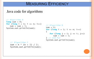 Lec 2 algorithms efficiency complexity | PPT