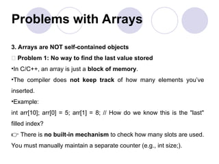 DSA Lec-2 Arrays ADT FOR THE STUDENTS OF BSCS | PPT