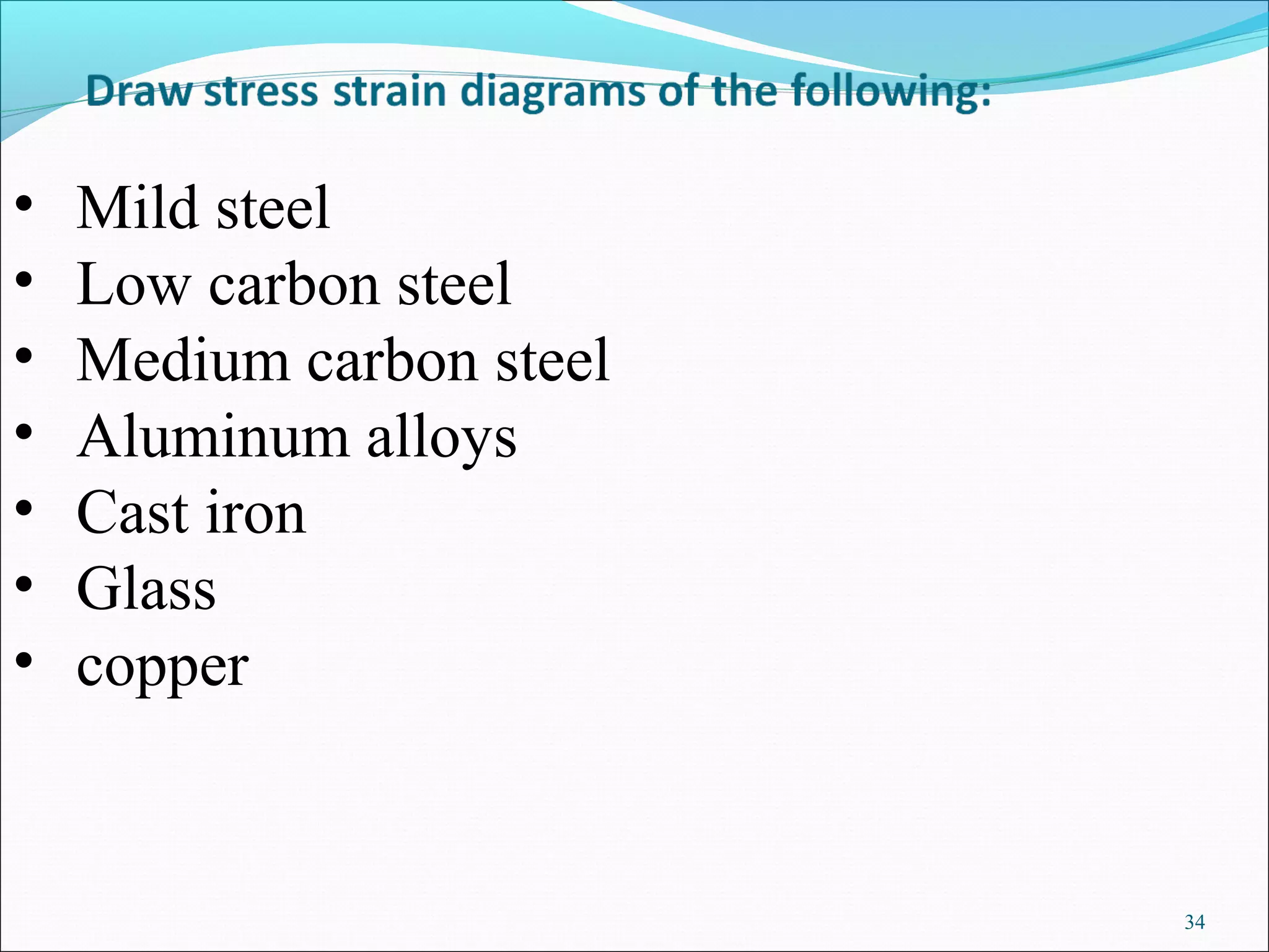Lec 2 stress strain diagram (lec 2) | PPT