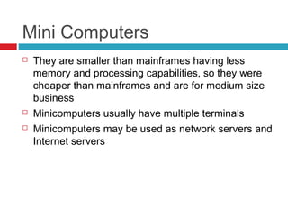 Types of Computers | PPT