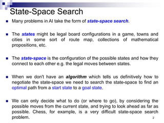 Space Search Problem Artificial intelligent Lec 3-ai chapter3-search | PPT