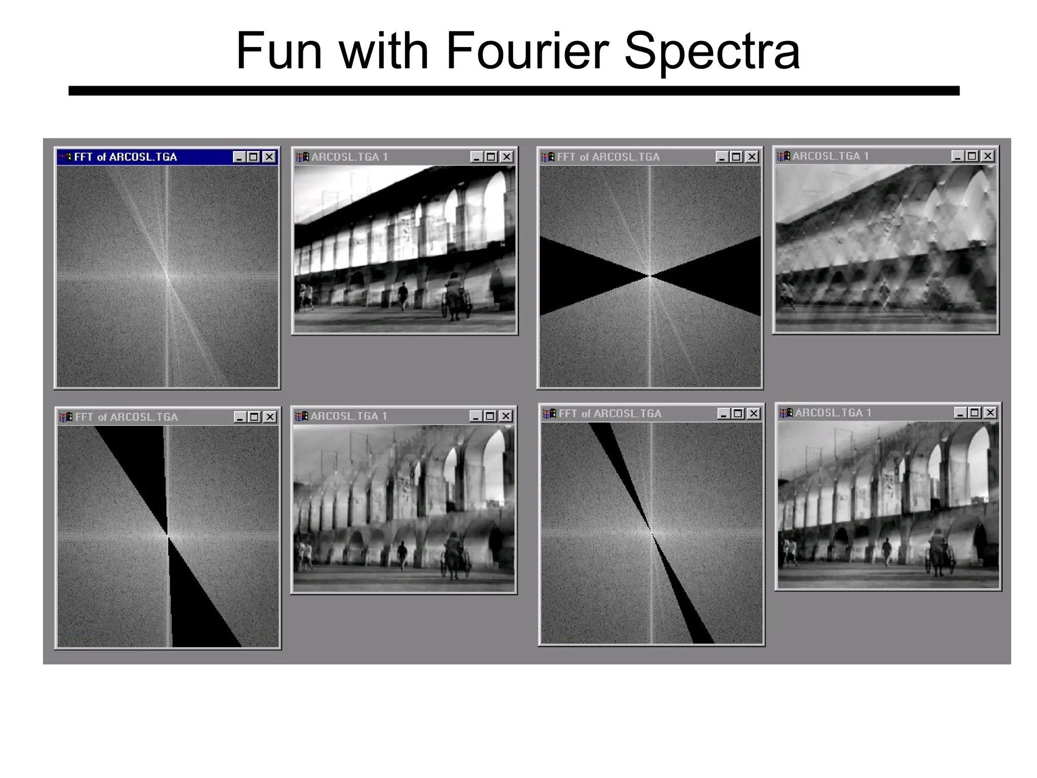 Fun with Fourier Spectra
 