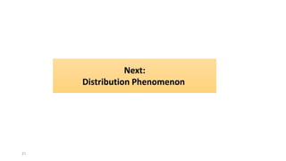 21
Next:
Distribution Phenomenon
 