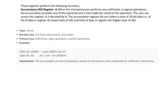 Small register work of 8085 and whole assaembly code | PDF
