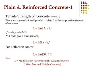 Modification Factor Formule Lec 5 | PPT