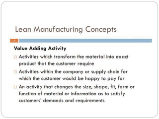 Lean manufacturing & Supply Chain | PPTX