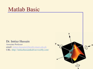 Matlab Basic
 