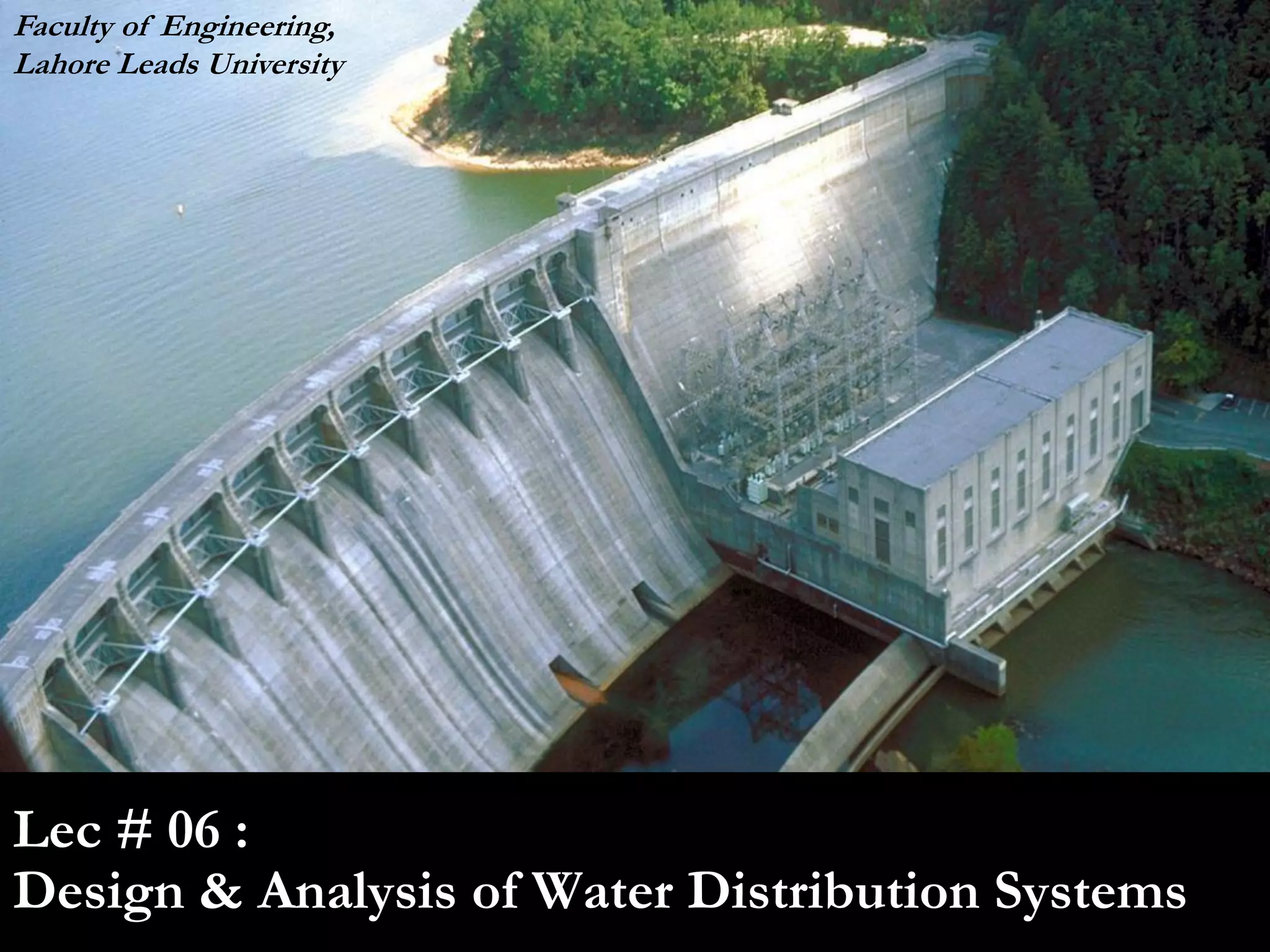design and analysis of water distribution System | PDF