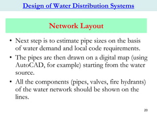 design and analysis of water distribution System | PDF