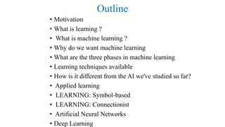 Lec 6 learning | PDF