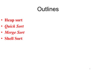 Comprehensive Guide to Advanced Sorting Algorithms and Hashing ...