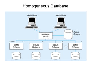 Homogeneous Database
 