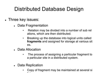 Lec 8 (distributed database) | PPT