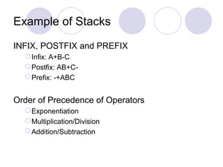 Application of Stacks | PPT