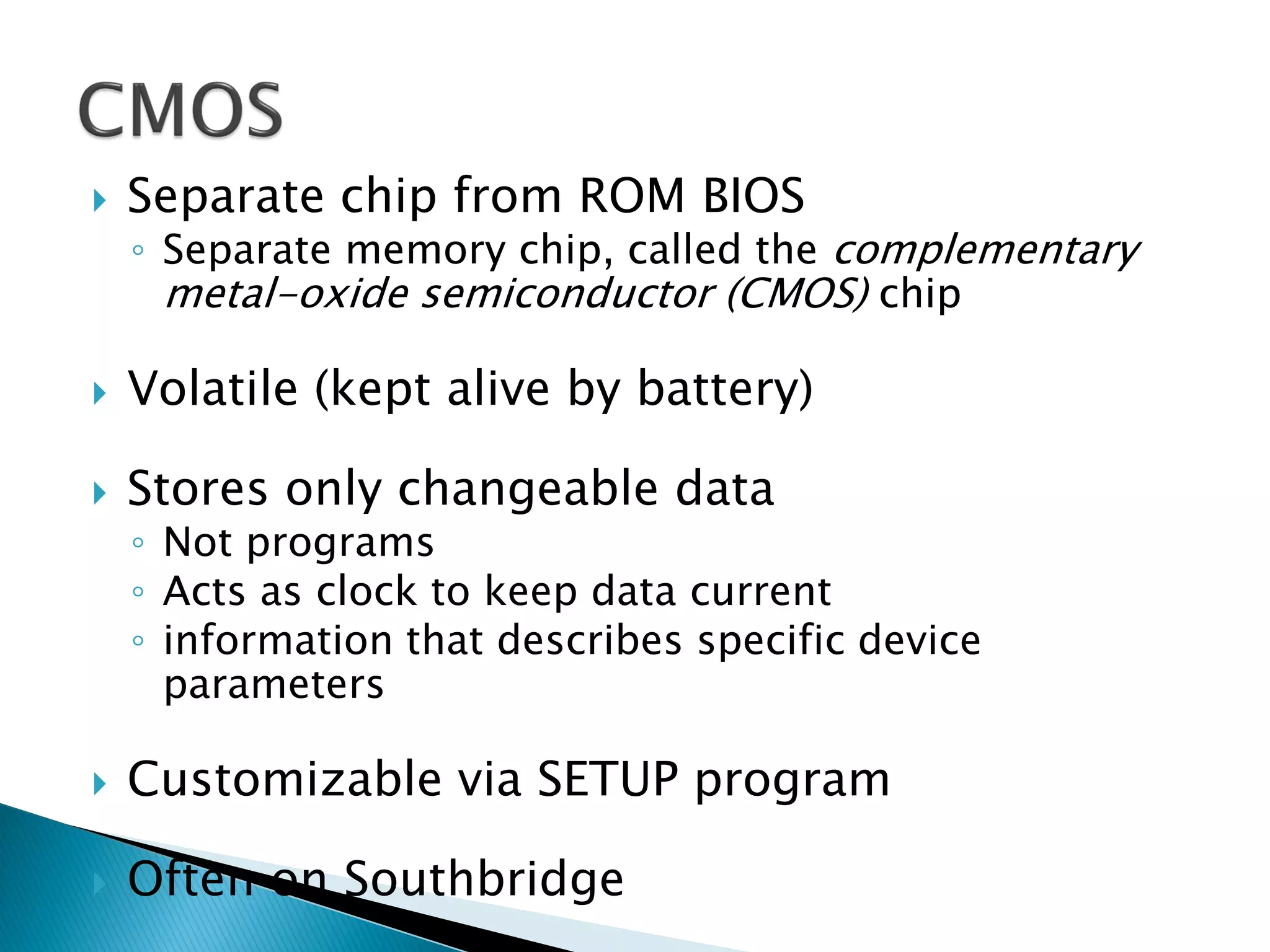 Lec post , bios , cmos | PPT