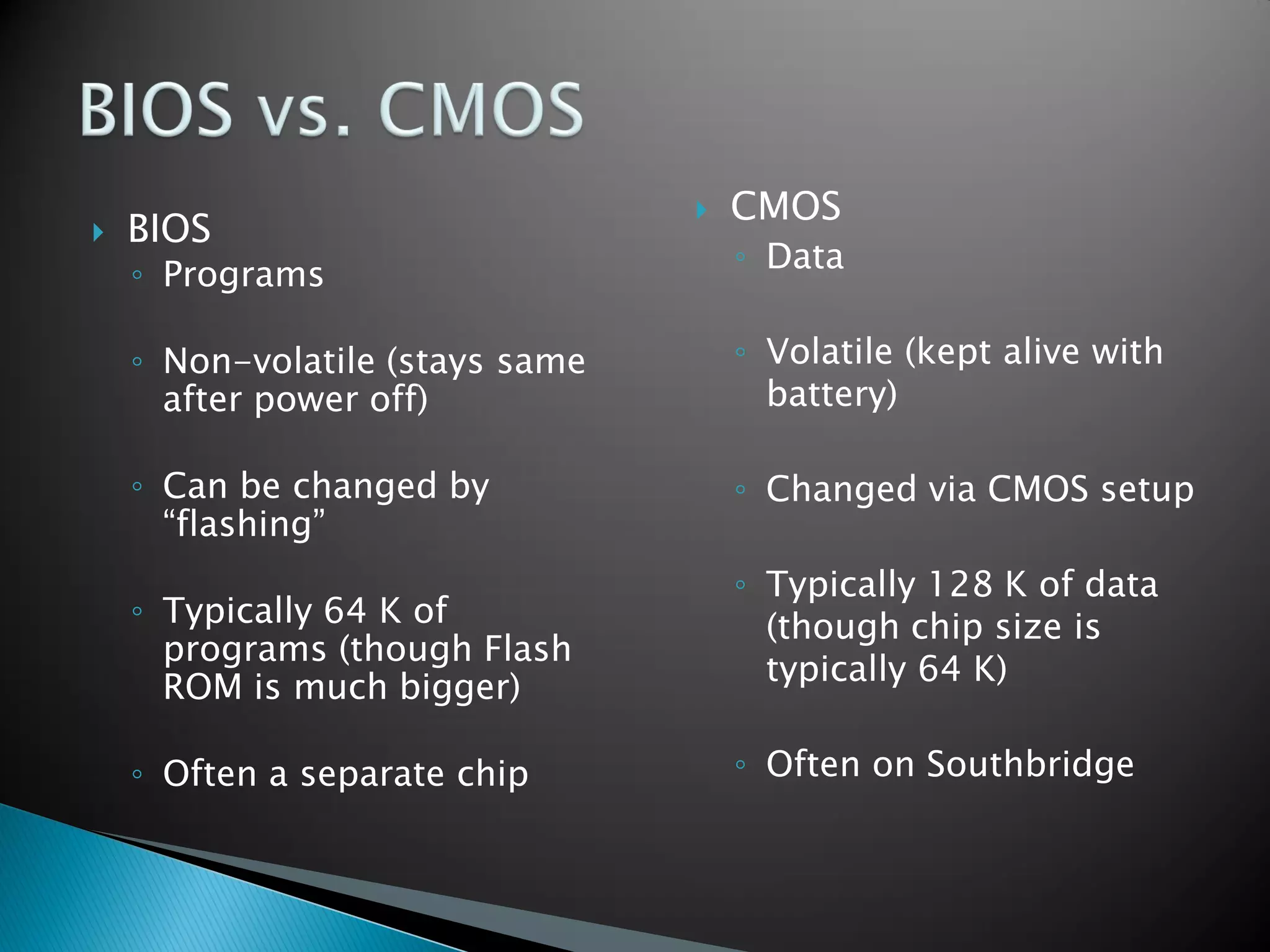 Lec post , bios , cmos | PPT