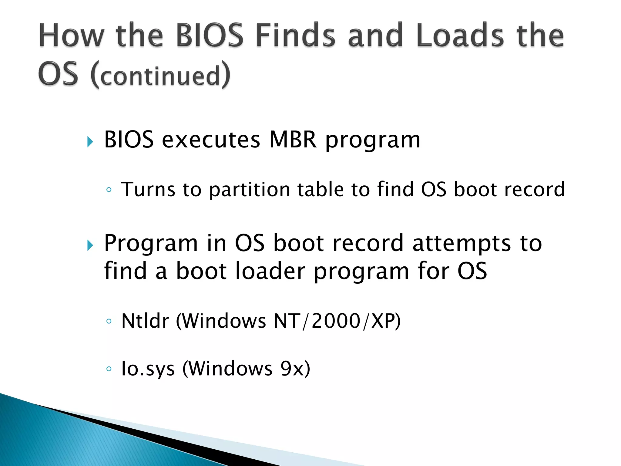 Lec post , bios , cmos | PPT