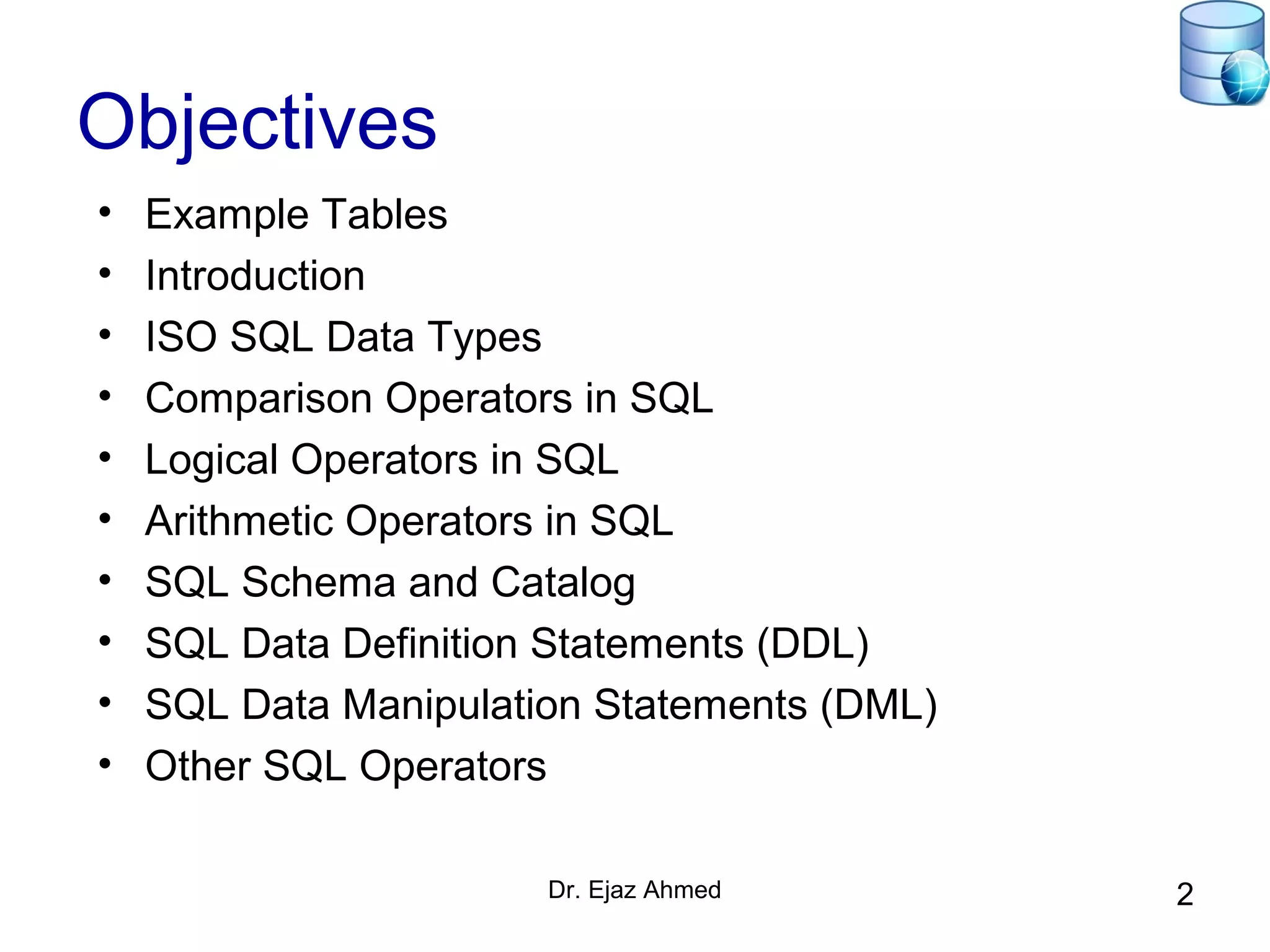 SQL Queries | PPT | Databases | Computer Software and Applications