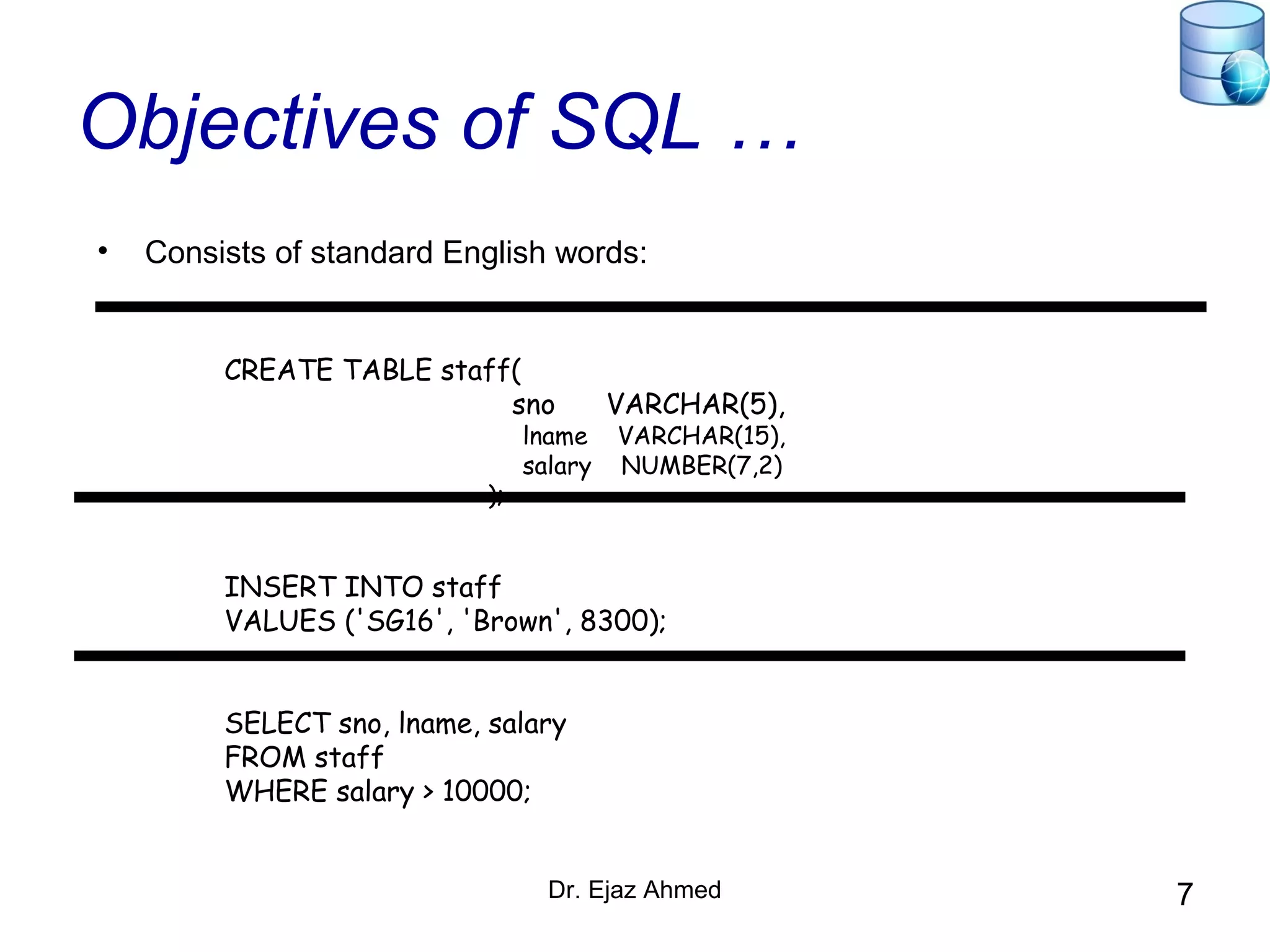 SQL Queries | PPT | Databases | Computer Software and Applications