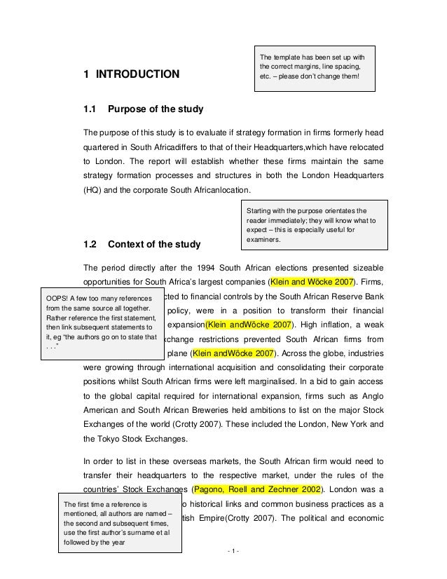 Policy thesis proposal