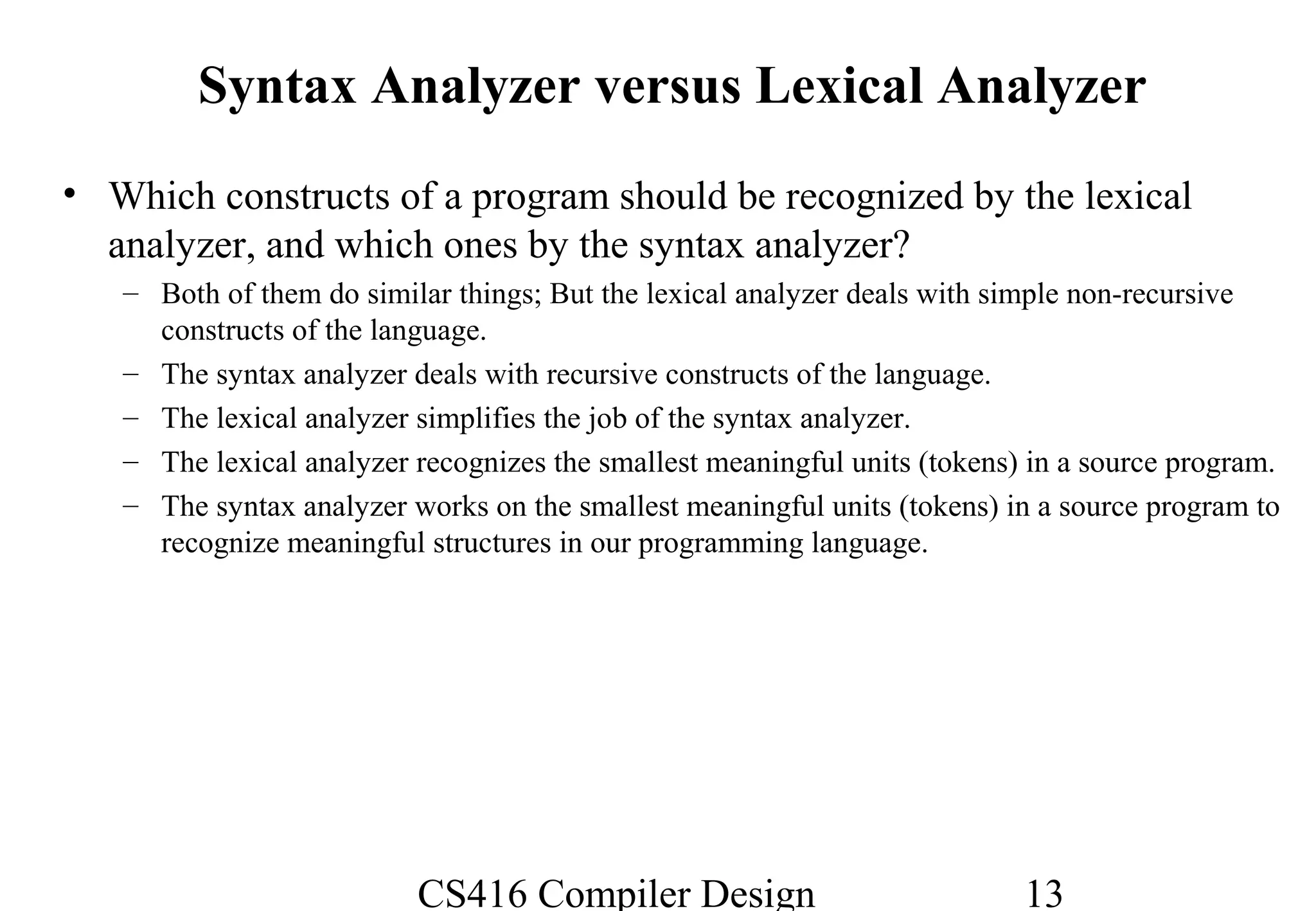 Compiler Design | PPT