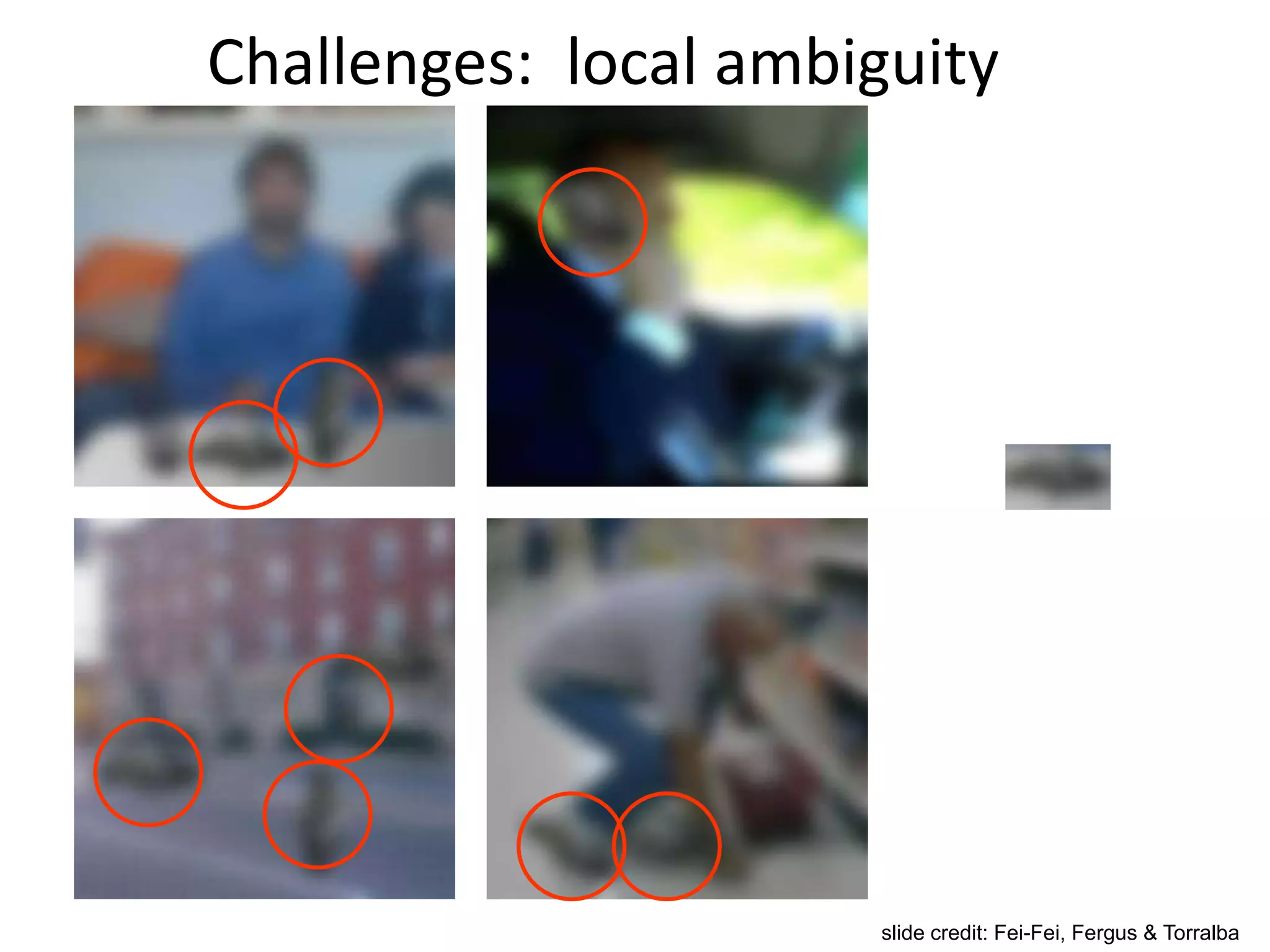 Challenges: local ambiguity
slide credit: Fei-Fei, Fergus & Torralba
 
