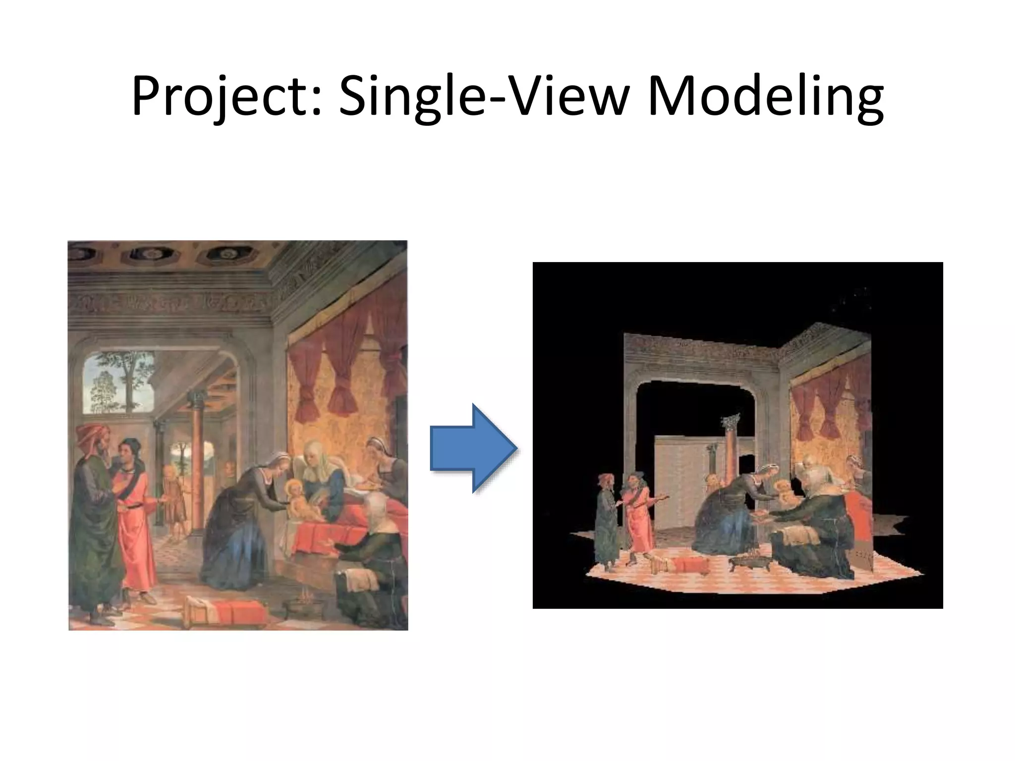 Project: Single-View Modeling
 