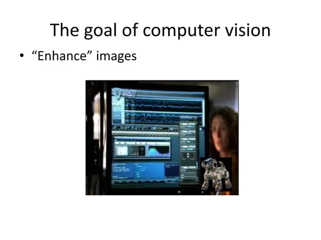 Computer vision introduction | PPTX