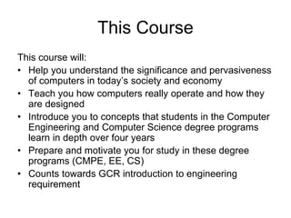introduction to computer engineering | PPT