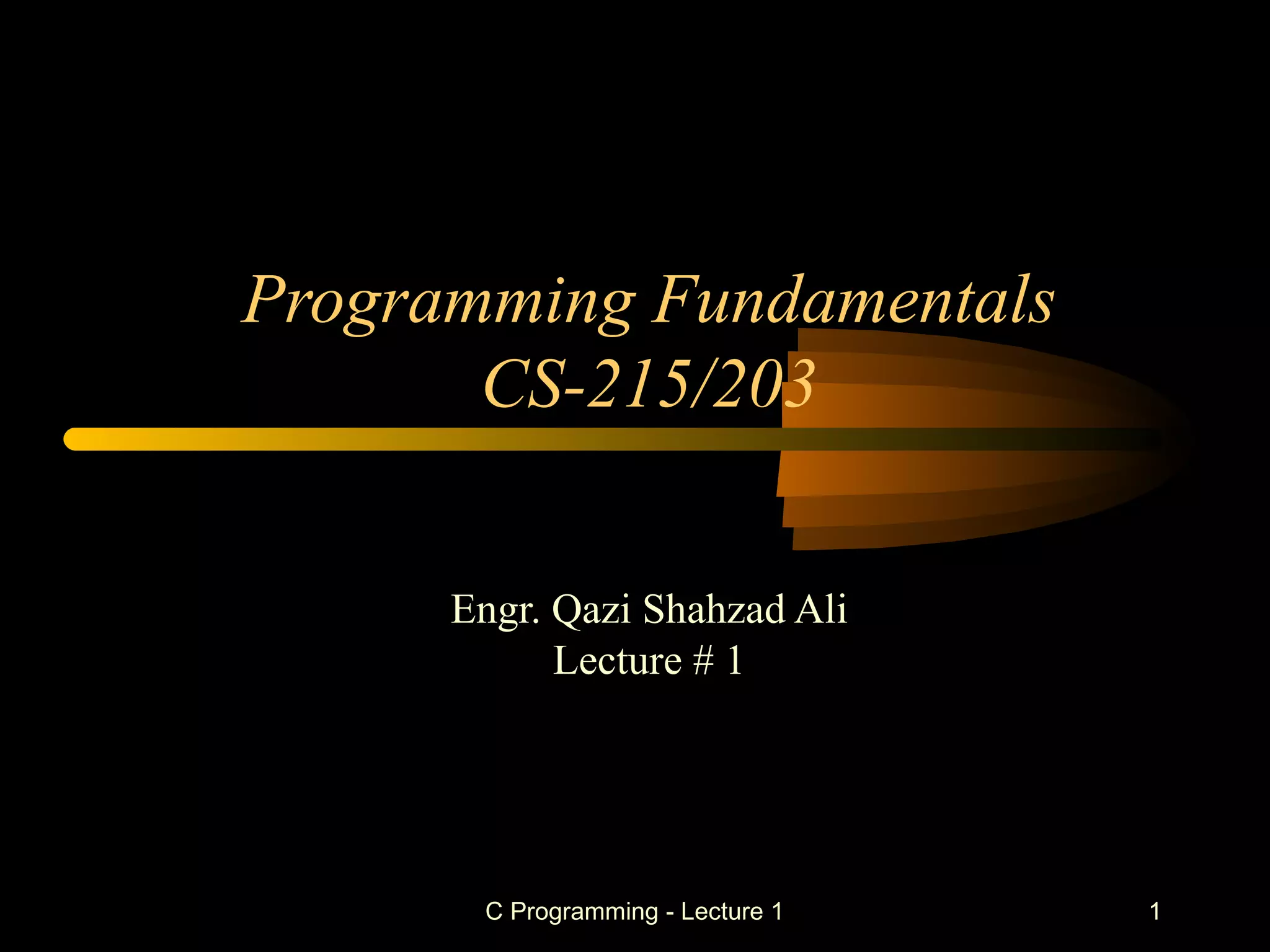 Programing Fundamental | PPT