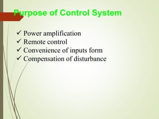 Fundamentals of Control Engineering: Systems, Types, and Elements ...