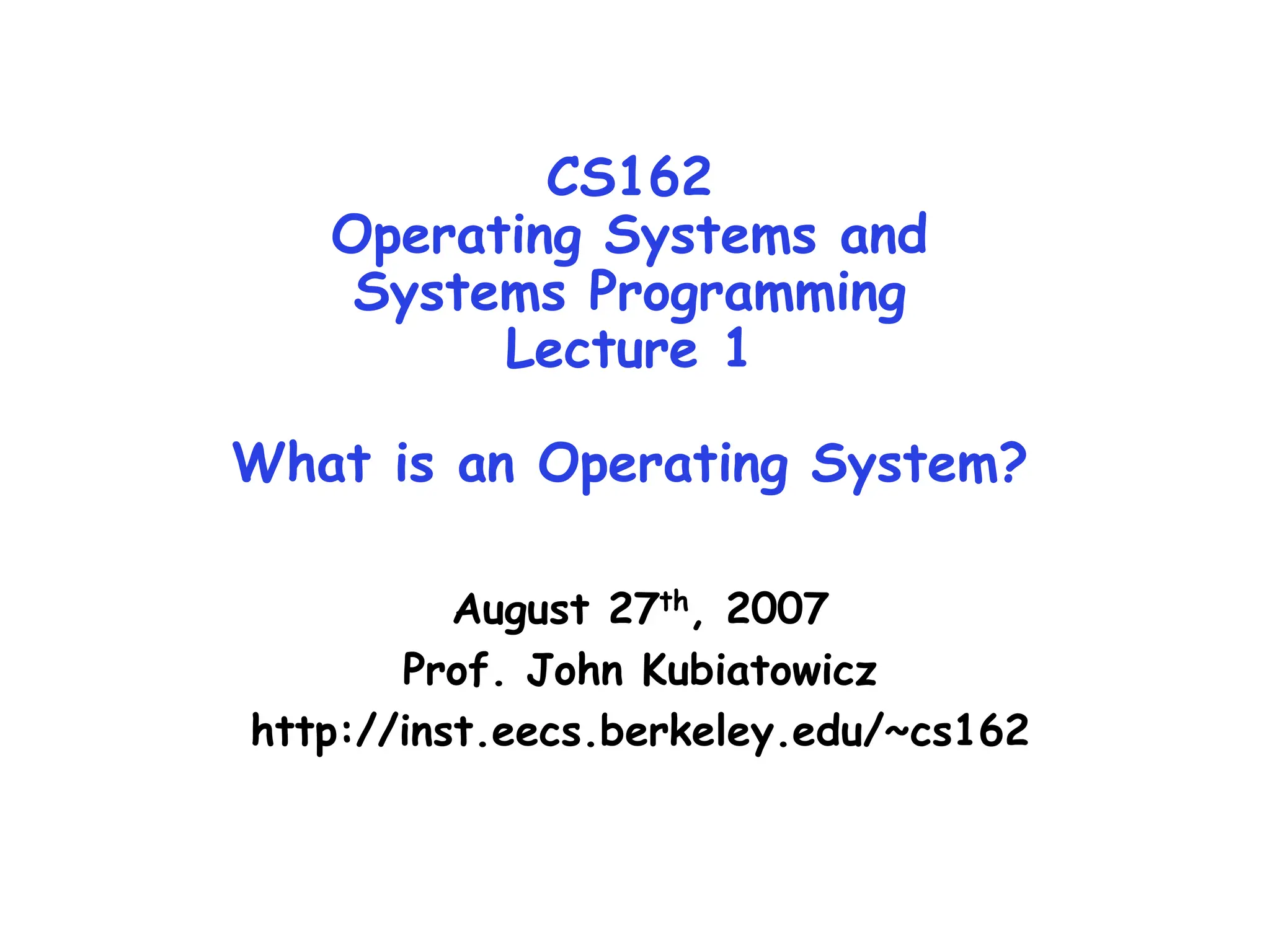 lec01-intro-1-ppt-operating-system-by-prof-john-pantanagar-ppt