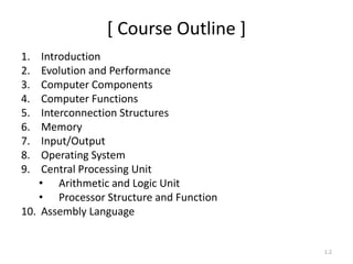 computer organization and assembly language Lec 01 coal_introduction ...