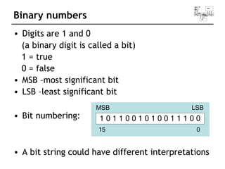 More Significant Bit lec01_intro.pptuhtrjt6uie56 it67 ie67uie56 u56ui 5 | PPT