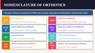 introduction to orthotics and prosthetics | PPTX
