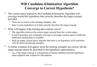 Comprehensive Overview of Concept Learning in Machine Learning | PPTX