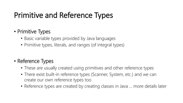 Lec02 primitive types | PPT