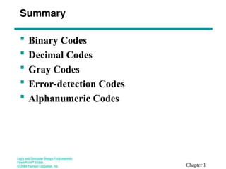 lec02_binary_codes in digital electronics | PPT
