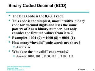 lec02_binary_codes in digital electronics | PPT
