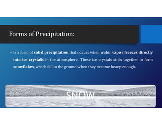 precipitation, rain gauges, types of precipitation | PDF