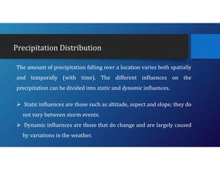 precipitation, rain gauges, types of precipitation | PDF