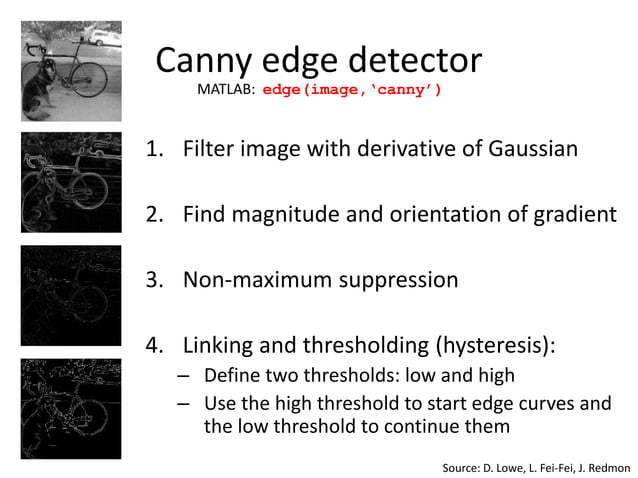 Computer vision - edge detection | PPTX | Geography | Science
