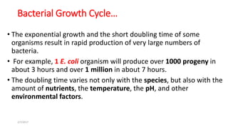 Lec 03. bacterial growth | PDF