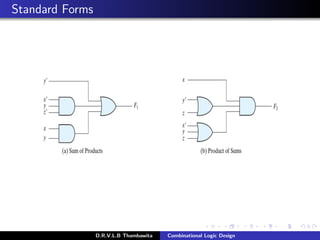 Lec 03 - Combinational Logic Design | PDF