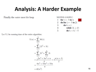 Analysis: A Harder Example
18
 